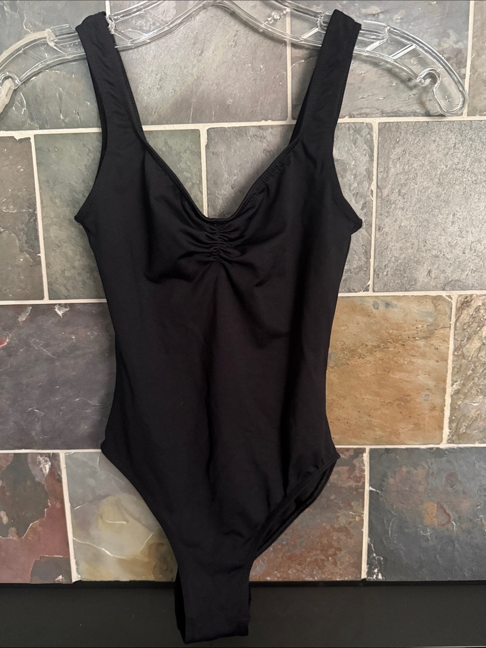 Ballet Rosa Black Women's Scoop Leotard